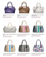 代購Coach工廠店包及其他商品，不定期更新，附圖片，涵蓋辦公用品